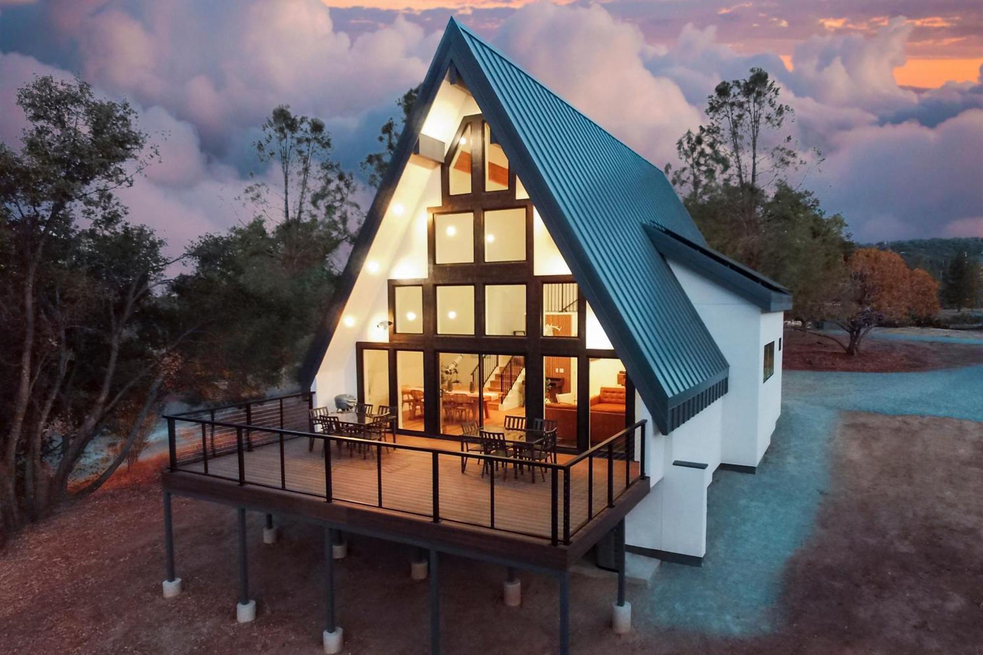 High End A-Frame - Hot Tub - Awesome Views - Yosemite - Electric Vehicle Friendly - Sleeps 10 Villa Oakhurst Luaran gambar