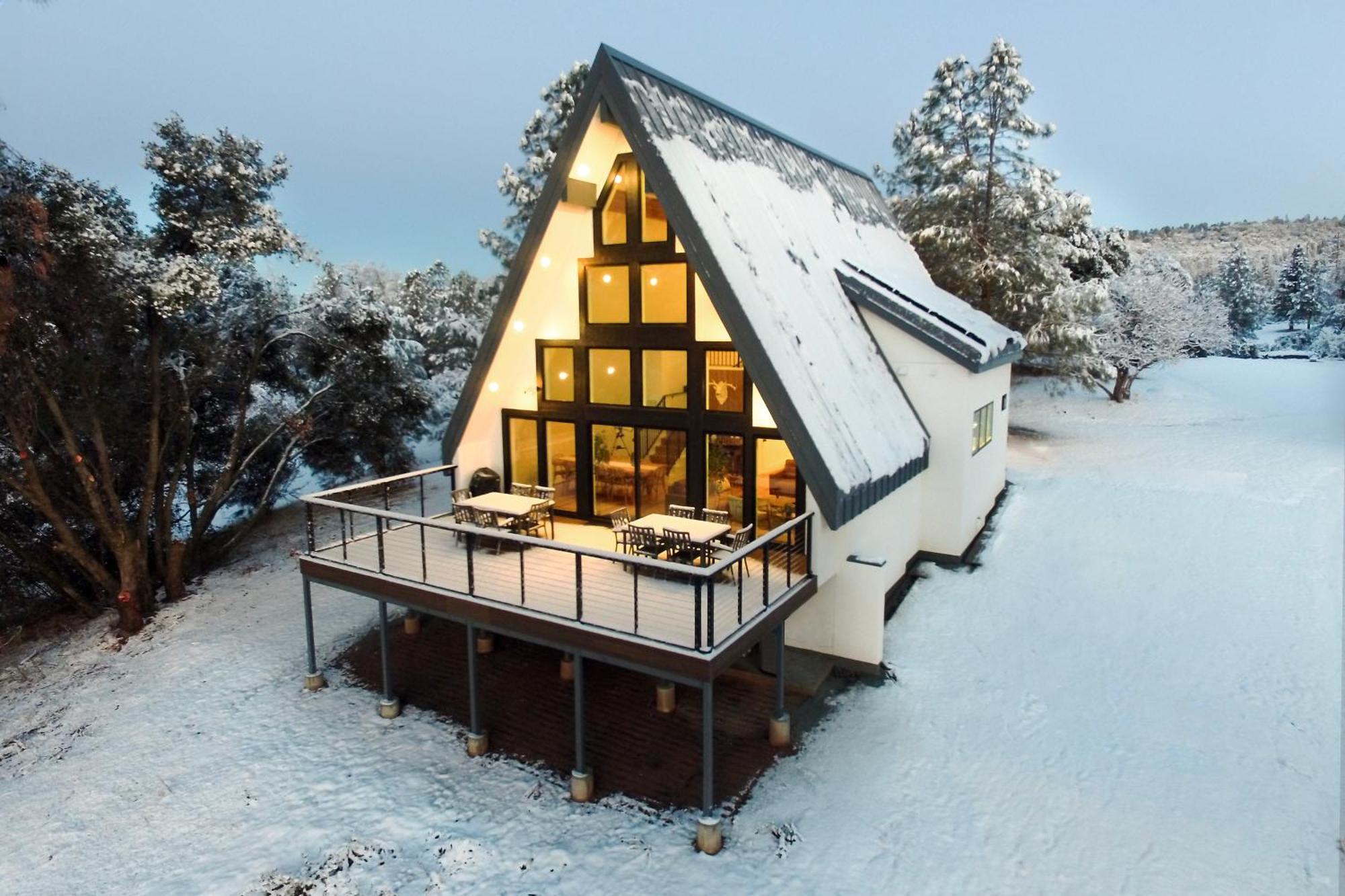 High End A-Frame - Hot Tub - Awesome Views - Yosemite - Electric Vehicle Friendly - Sleeps 10 Villa Oakhurst Luaran gambar